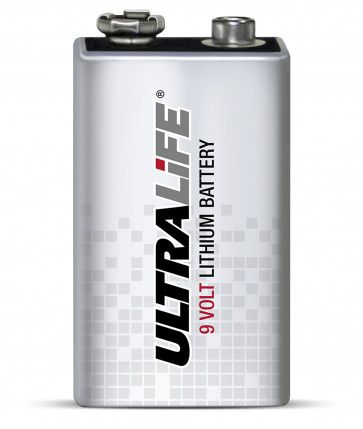 Ultralife 9V Lithium røykvarslerbatteri - langtidsbatteri
