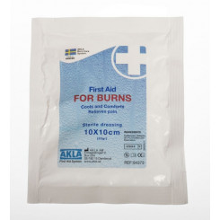 For Burns 10 x 10 cm brannbandasje i folie steril